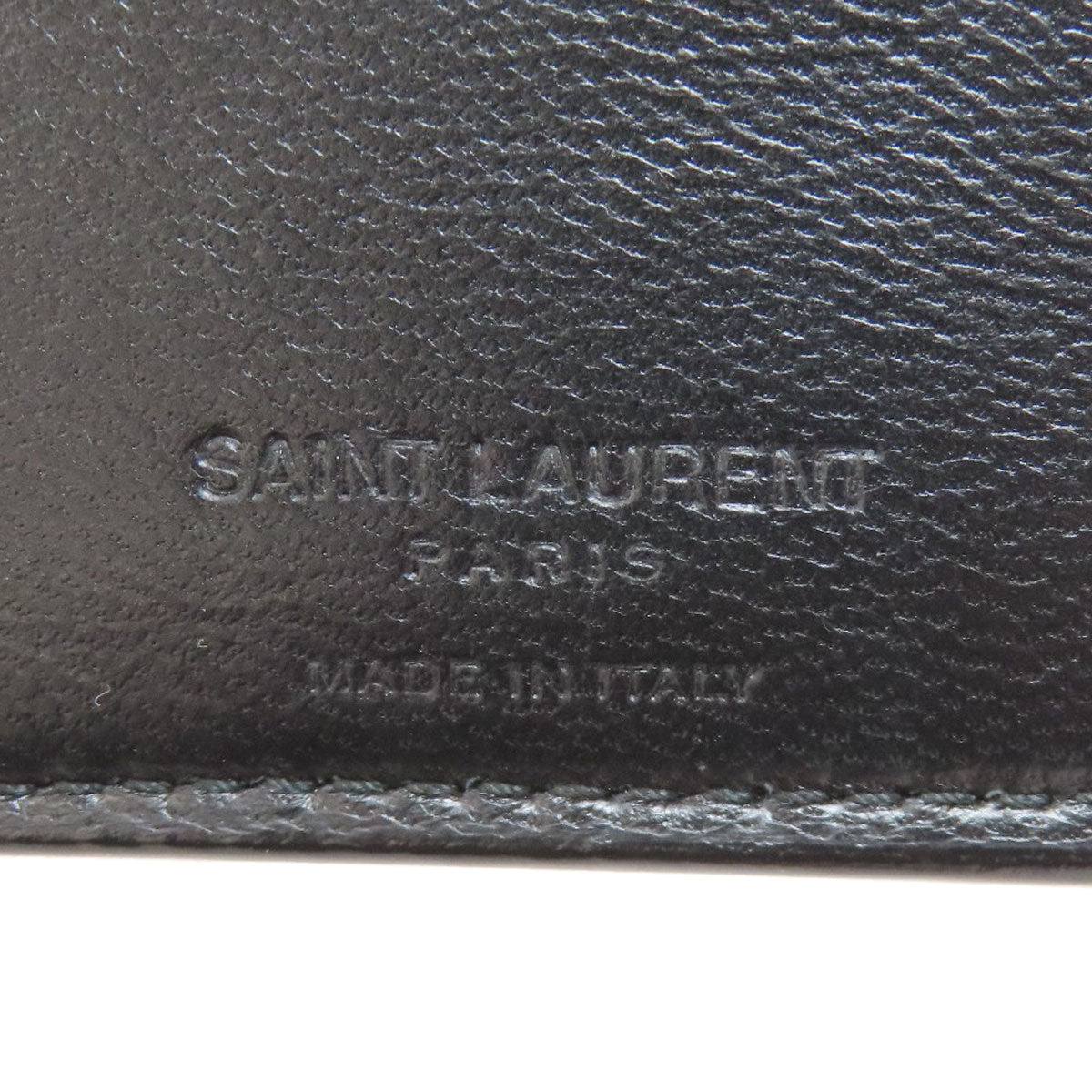 SAINT LAURENT 783745 East West Bifold Wallet with Coin Pocket Calf mens [Used]