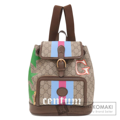 GUCCI 674147 GG Supreme print star Backpack Â· Daypack PVC Ladies [Used]
