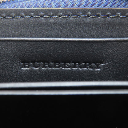 BURBERRY logo Card Case Leather Ladies [Used]