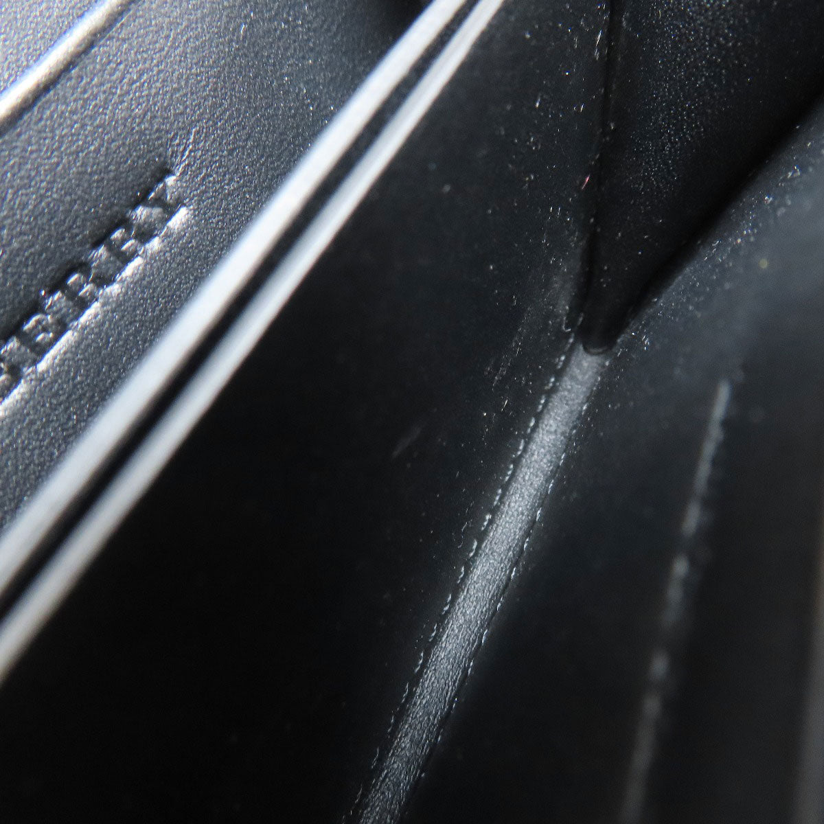 BURBERRY logo Card Case Leather Ladies [Used]