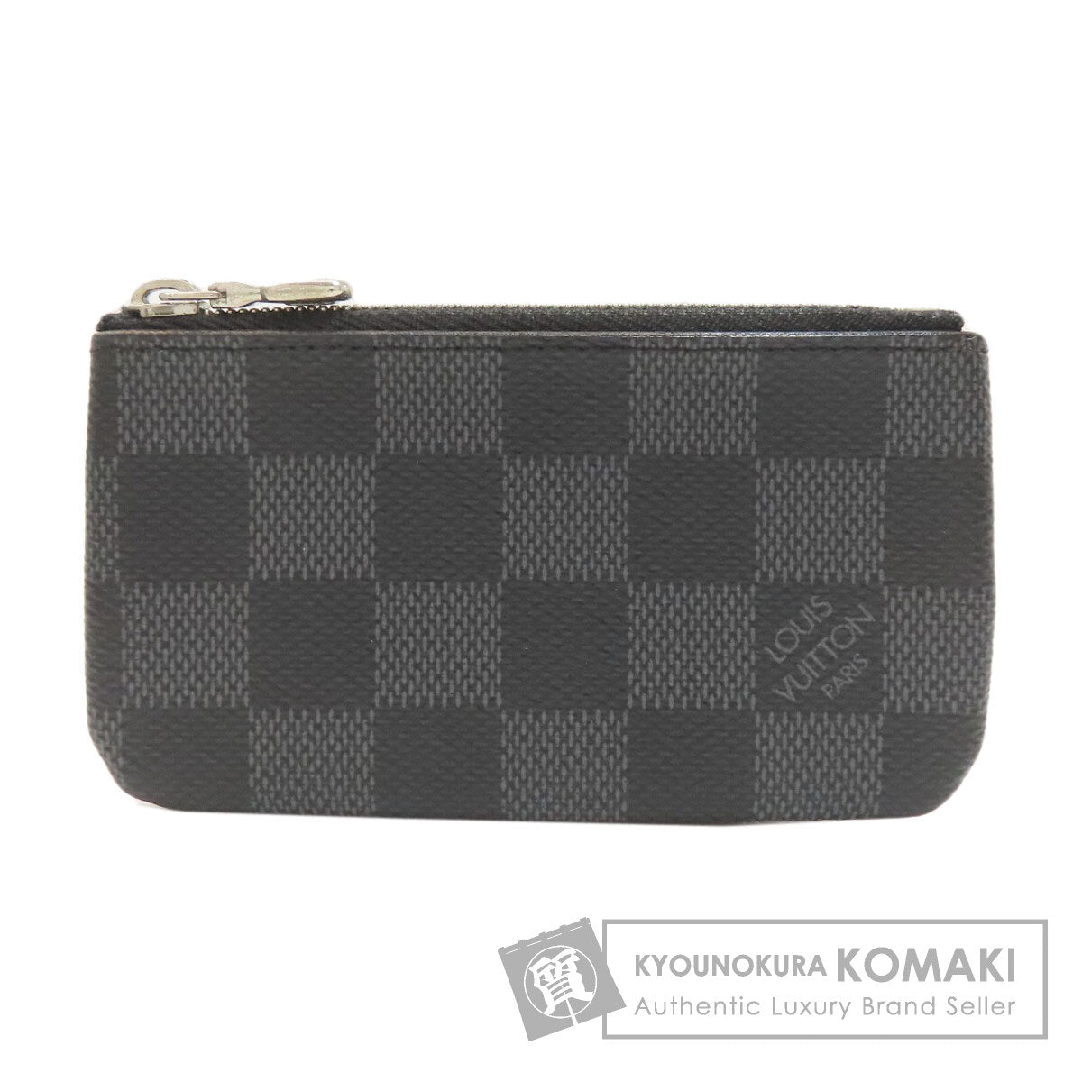 LOUIS VUITTON N60155 Pochette Kle key holder Damier canvas mens [Used]
