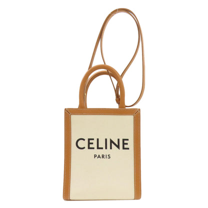 CELINE Minibar Tical Hippo 2WAY Handbag Canvas Ladies [Used]