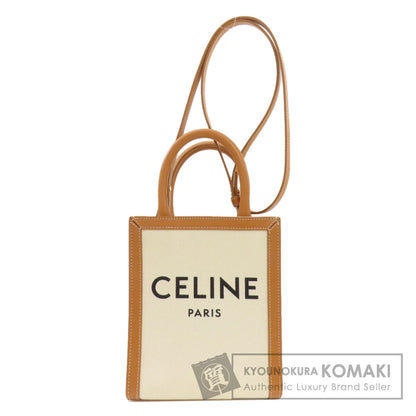 CELINE Minibar Tical Hippo 2WAY Handbag Canvas Ladies [Used]