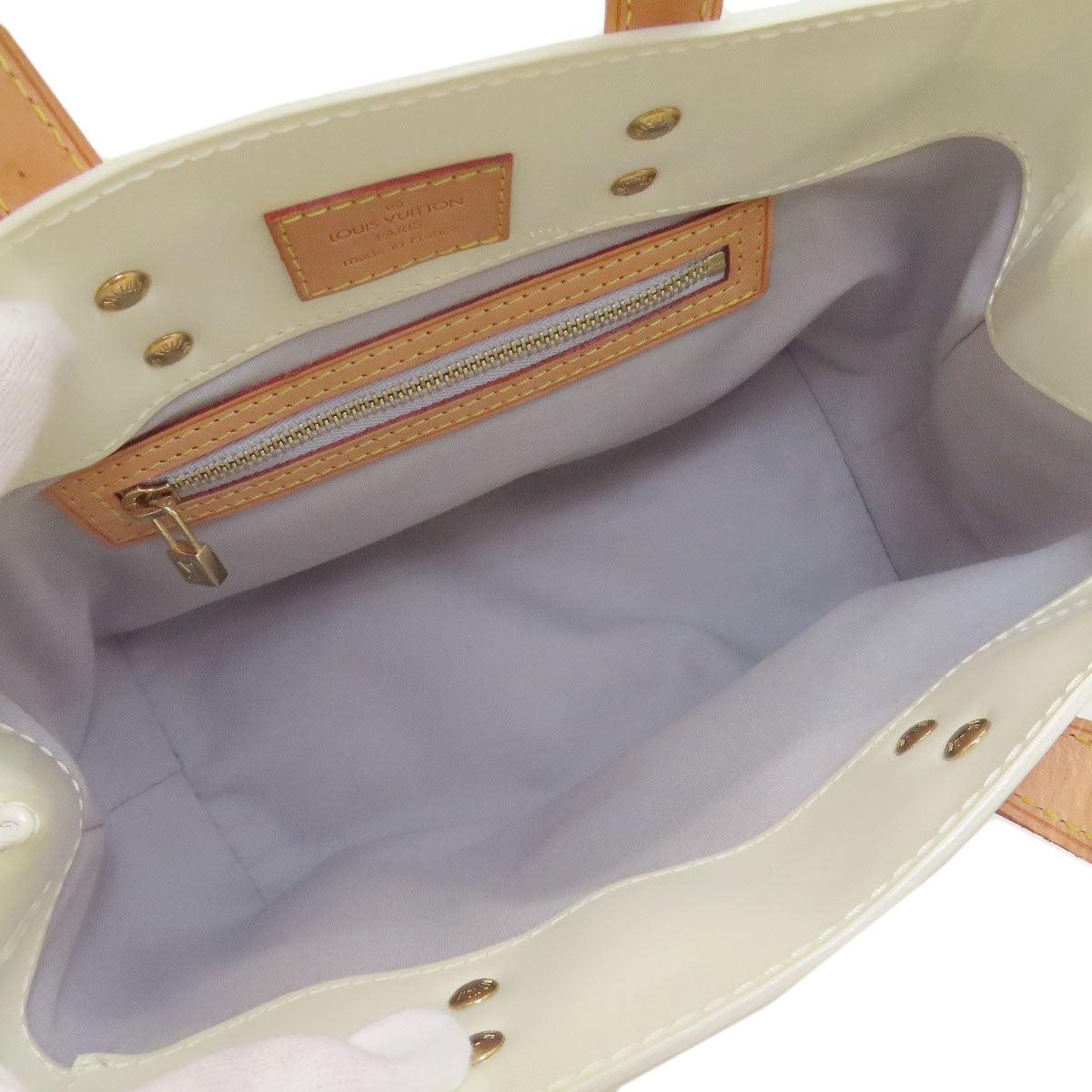LOUIS VUITTON M91336 Lead PM Handbag Vernis Ladies [Used]