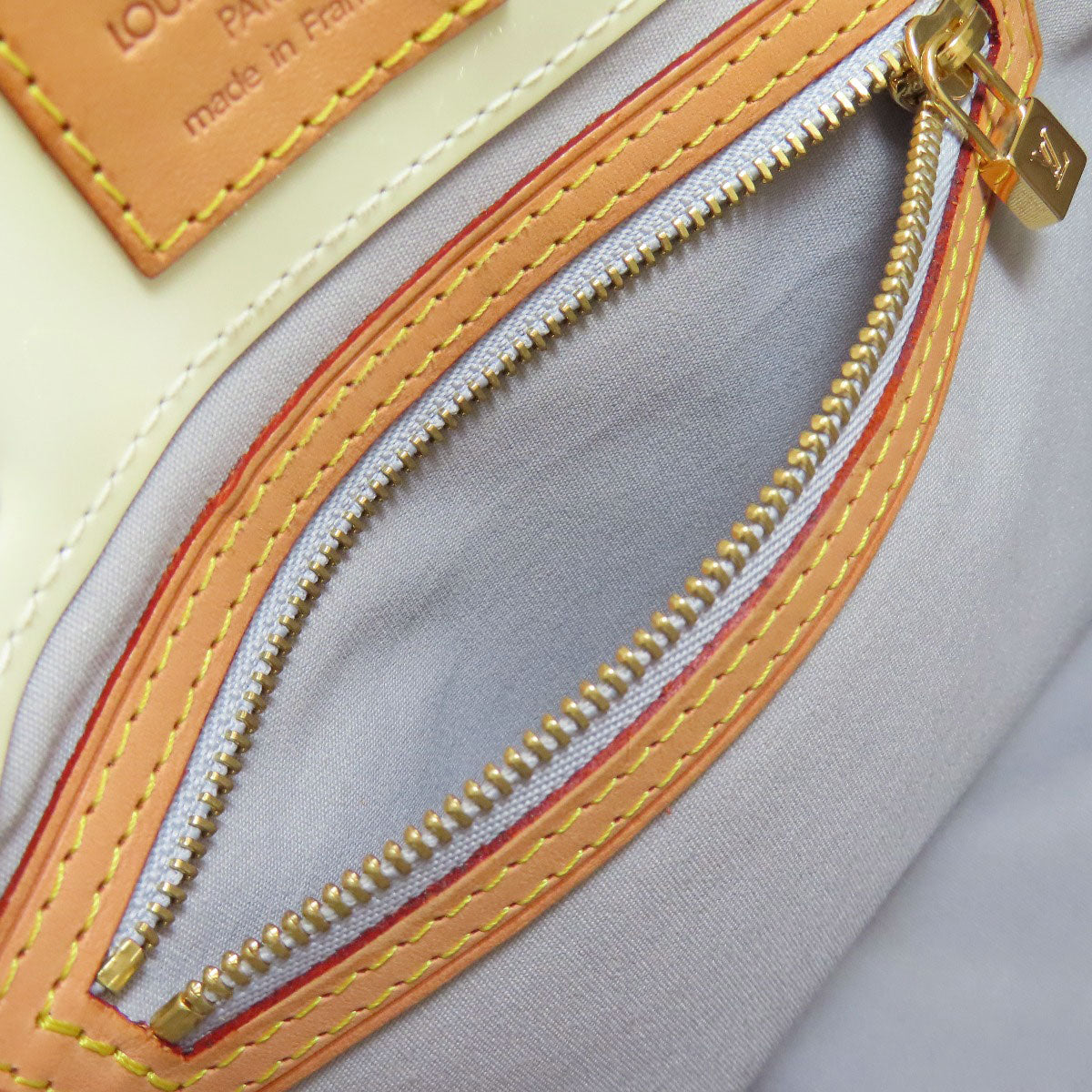 LOUIS VUITTON M91336 Lead PM Handbag Vernis Ladies [Used]