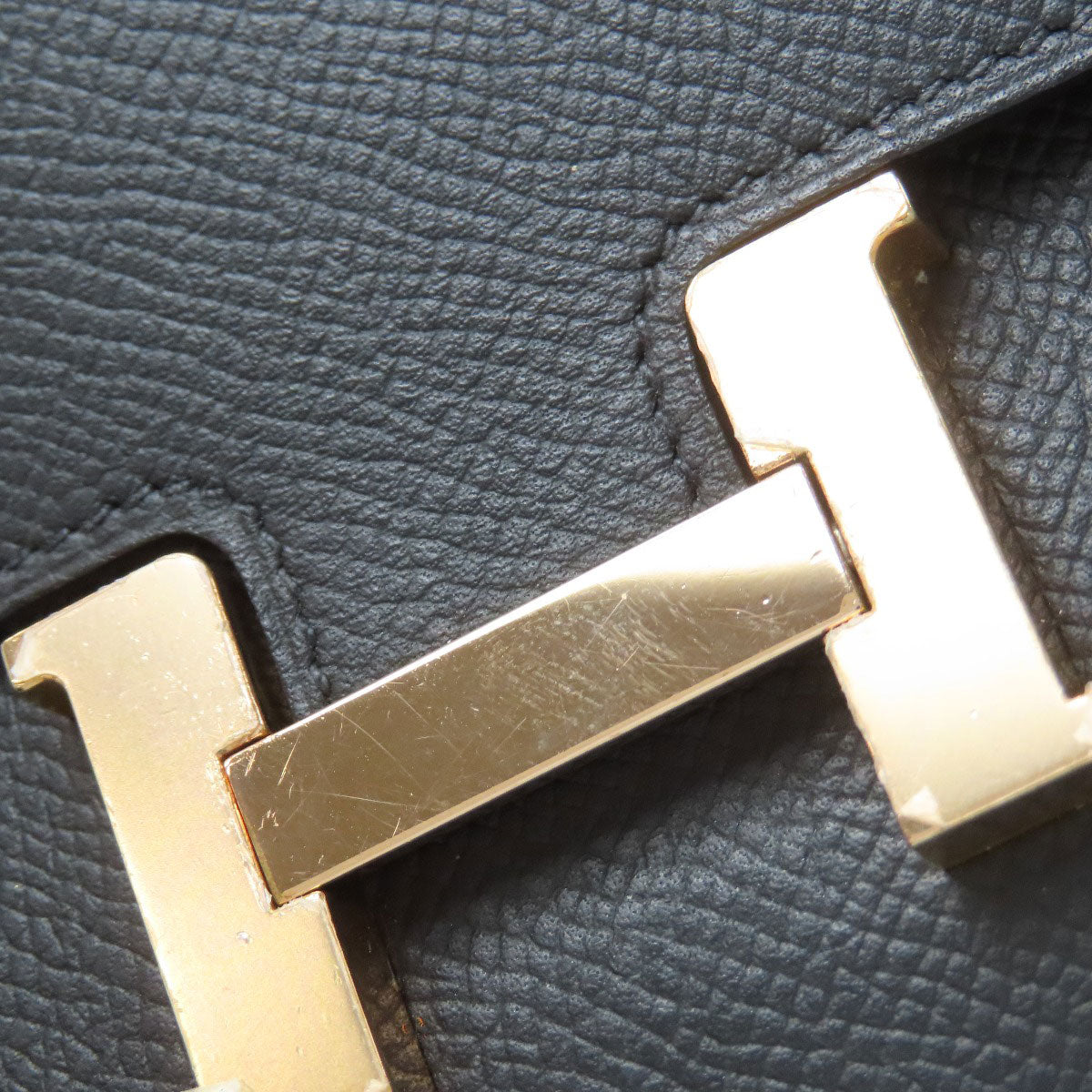 HERMES Constance Compact GoldHardware coin purse Epsom Ladies [Used]