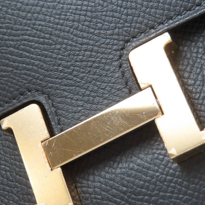 HERMES Constance Compact GoldHardware coin purse Epsom Ladies [Used]