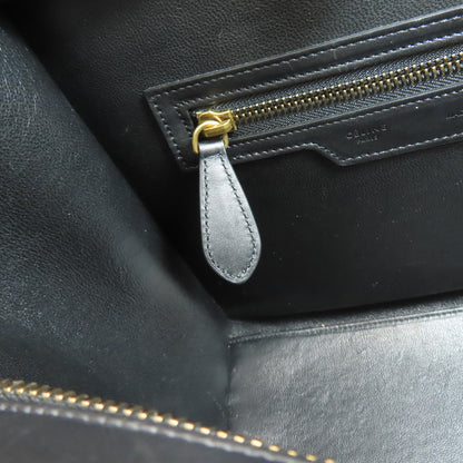 CELINE Luggage micro Handbag Calf Ladies [Used]