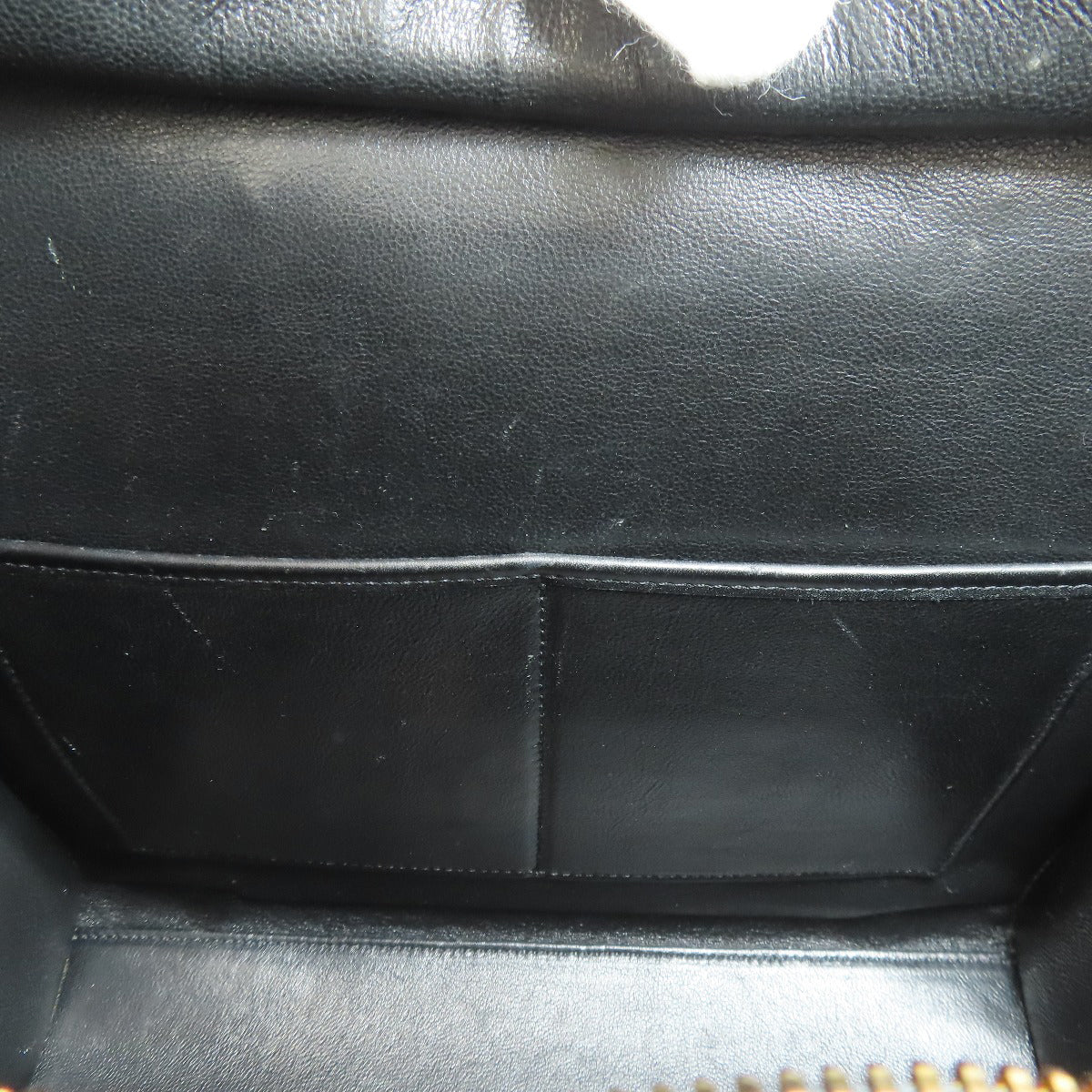 CELINE Luggage micro Handbag Calf Ladies [Used]