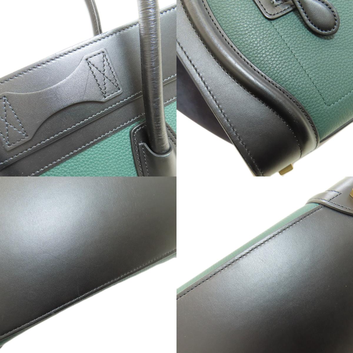 CELINE Luggage micro Handbag Calf Ladies [Used]