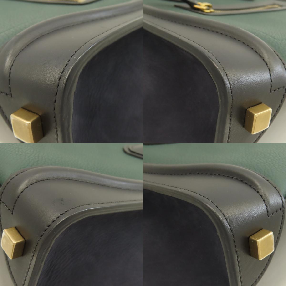 CELINE Luggage micro Handbag Calf Ladies [Used]