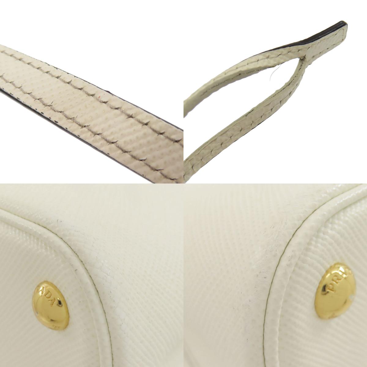 PRADA 1BG887 Double Medium 2WAY Tote Bag Safiano Ladies [Used]