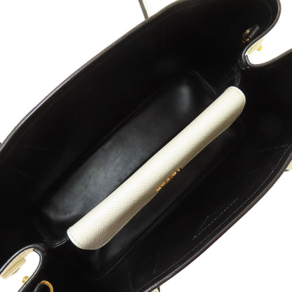 PRADA 1BG887 Double Medium 2WAY Tote Bag Safiano Ladies [Used]