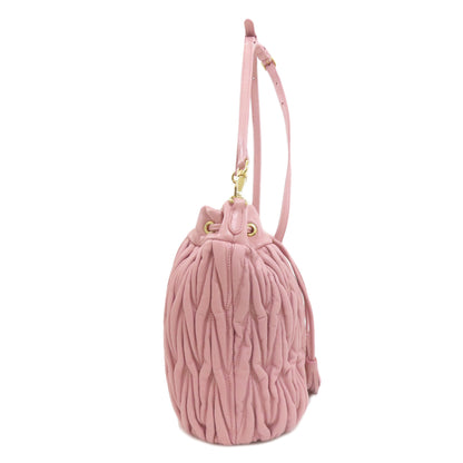 MIUMIU 5BE014 Matelasse Baguette Bag Shoulder Bag Calf Ladies [Used]