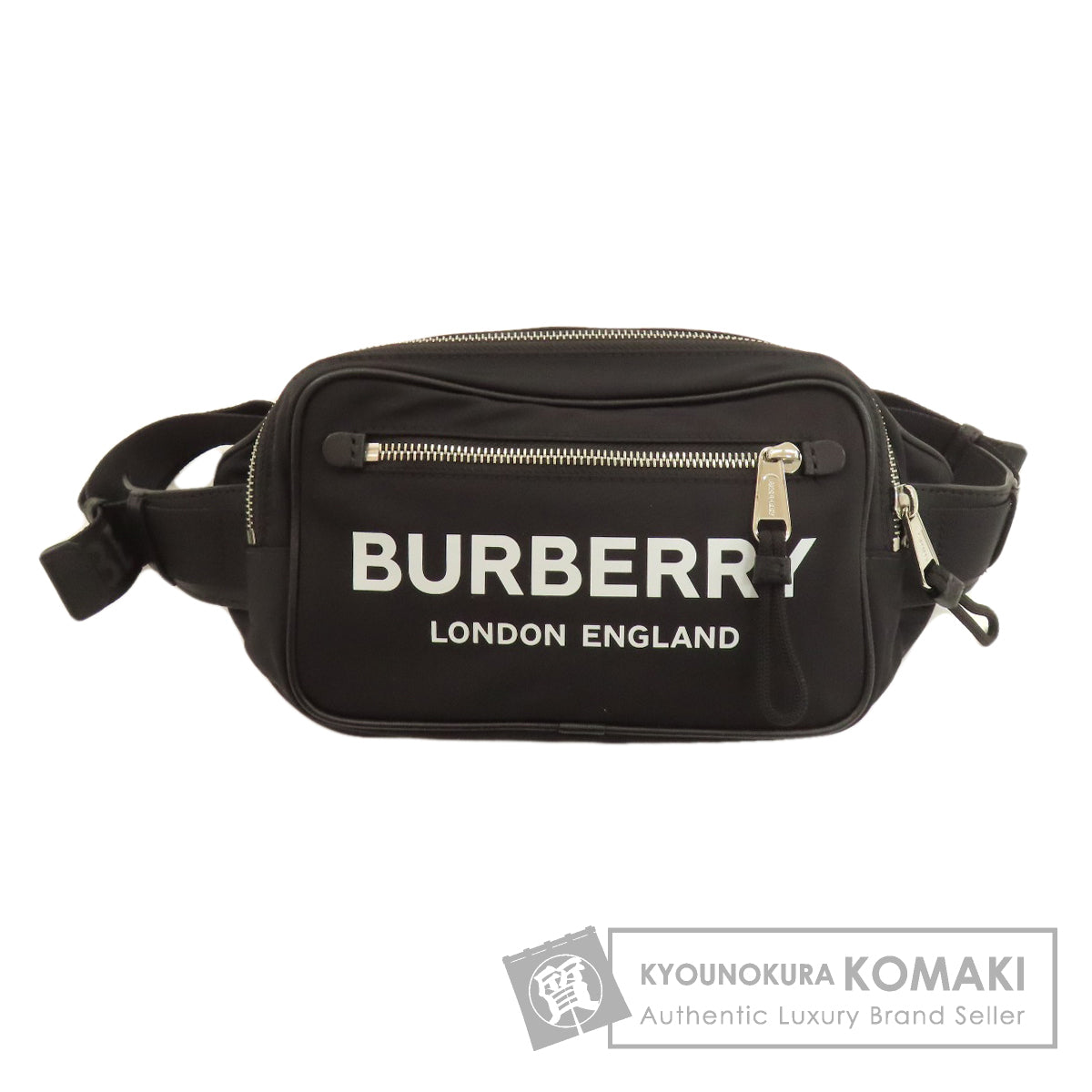 BURBERRY logo Hip bag, waist bag Nylon Ladies [Used]