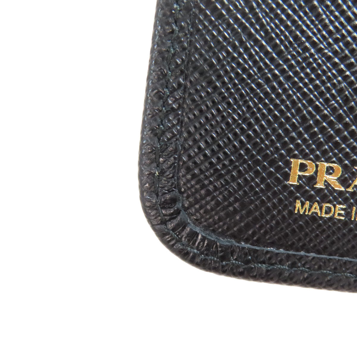 PRADA Zip wallet Bifold Wallet with Coin Pocket Safiano Ladies [Used]