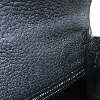 HERMES Kelly 32 Outside Stitching SilverHardware Handbag Fjord Ladies [Used]