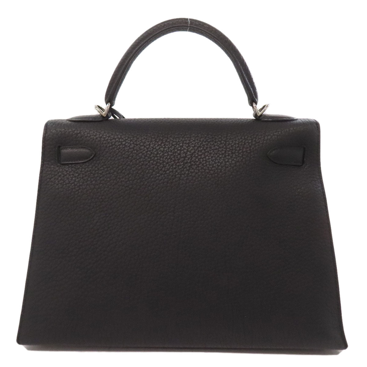 HERMES Kelly 32 Outside Stitching SilverHardware Handbag Fjord Ladies [Used]