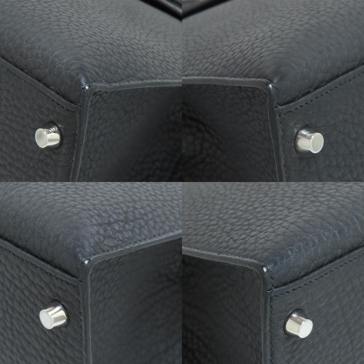 HERMES Kelly 32 Outside Stitching SilverHardware Handbag Fjord Ladies [Used]