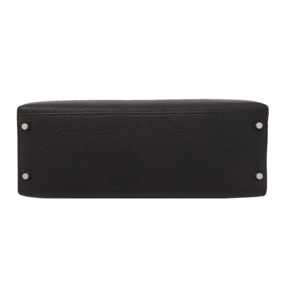 HERMES Kelly 32 Outside Stitching SilverHardware Handbag Fjord Ladies [Used]