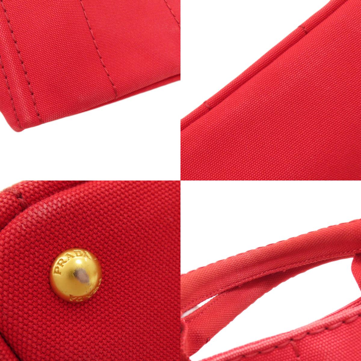 PRADA Canapa mini 2 WAY Handbag Canvas Ladies [Used]