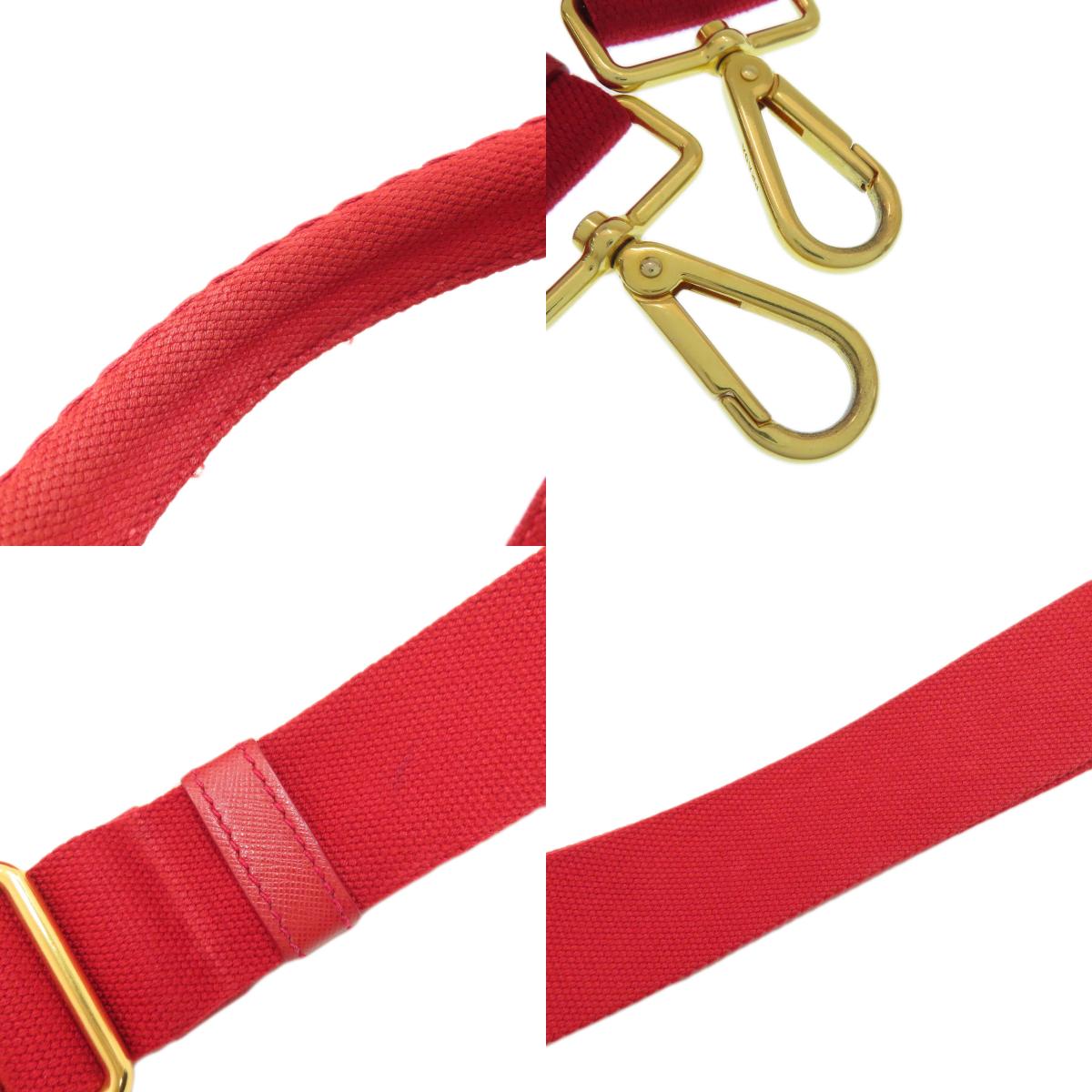 PRADA Canapa mini 2 WAY Handbag Canvas Ladies [Used]