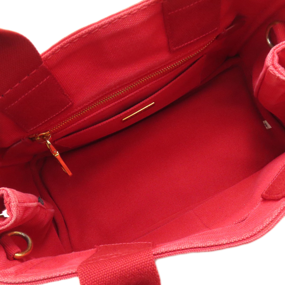 PRADA Canapa mini 2 WAY Handbag Canvas Ladies [Used]