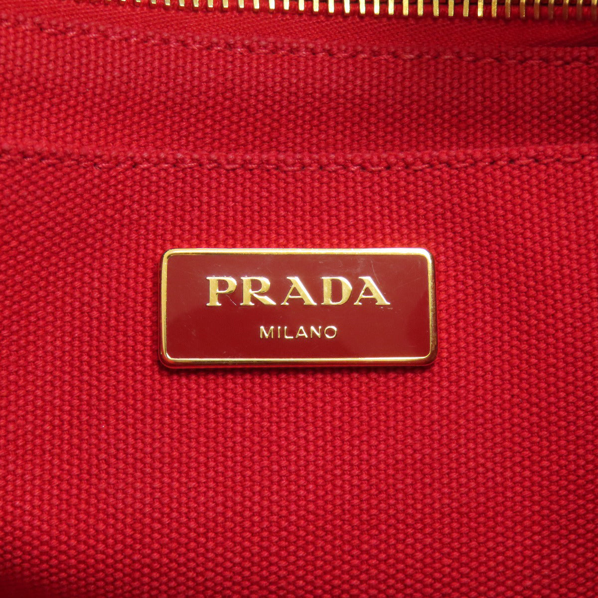 PRADA Canapa mini 2 WAY Handbag Canvas Ladies [Used]