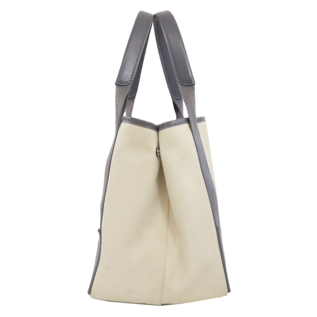 BALENCIAGA NAVY CABAS Tote Bag Canvas Ladies [Used]