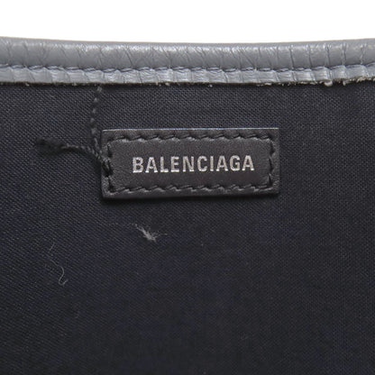 BALENCIAGA NAVY CABAS Tote Bag Canvas Ladies [Used]
