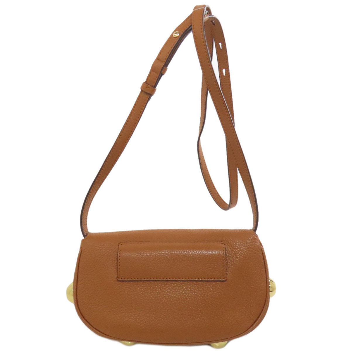 Salvatore Ferragamo Gancini Hardware engraved Shoulder Bag Leather Ladies [Used]