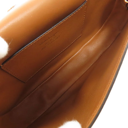 Salvatore Ferragamo Gancini Hardware engraved Shoulder Bag Leather Ladies [Used]