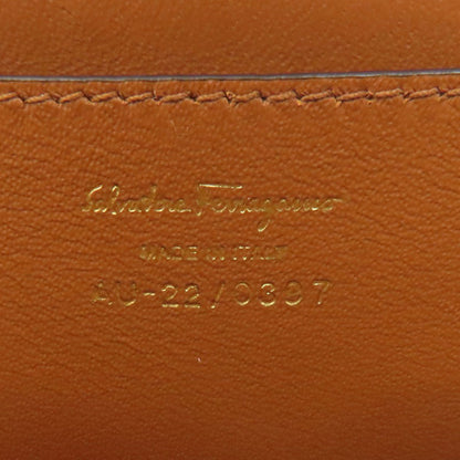 Salvatore Ferragamo Gancini Hardware engraved Shoulder Bag Leather Ladies [Used]