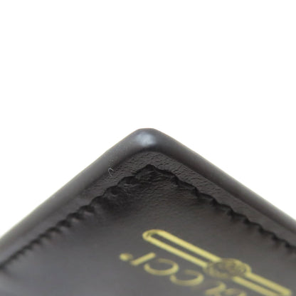 GUCCI 547596 logo Card Case Leather Ladies [Used]
