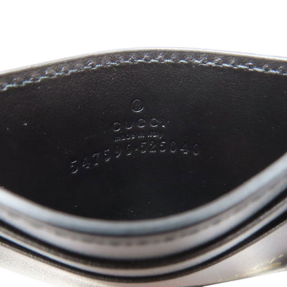 GUCCI 547596 logo Card Case Leather Ladies [Used]