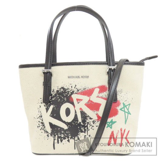 Michael Kors Graffiti 2WAY Handbag Canvas Ladies [Used]