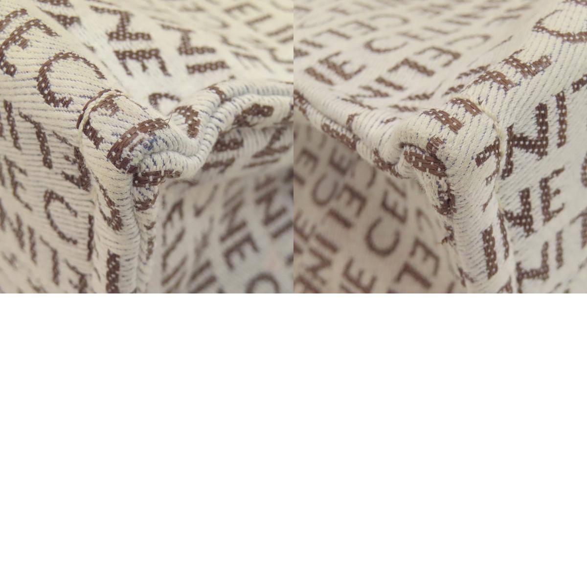 CELINE Small Hippo Thais Triomphe Handbag Canvas Ladies [Used]