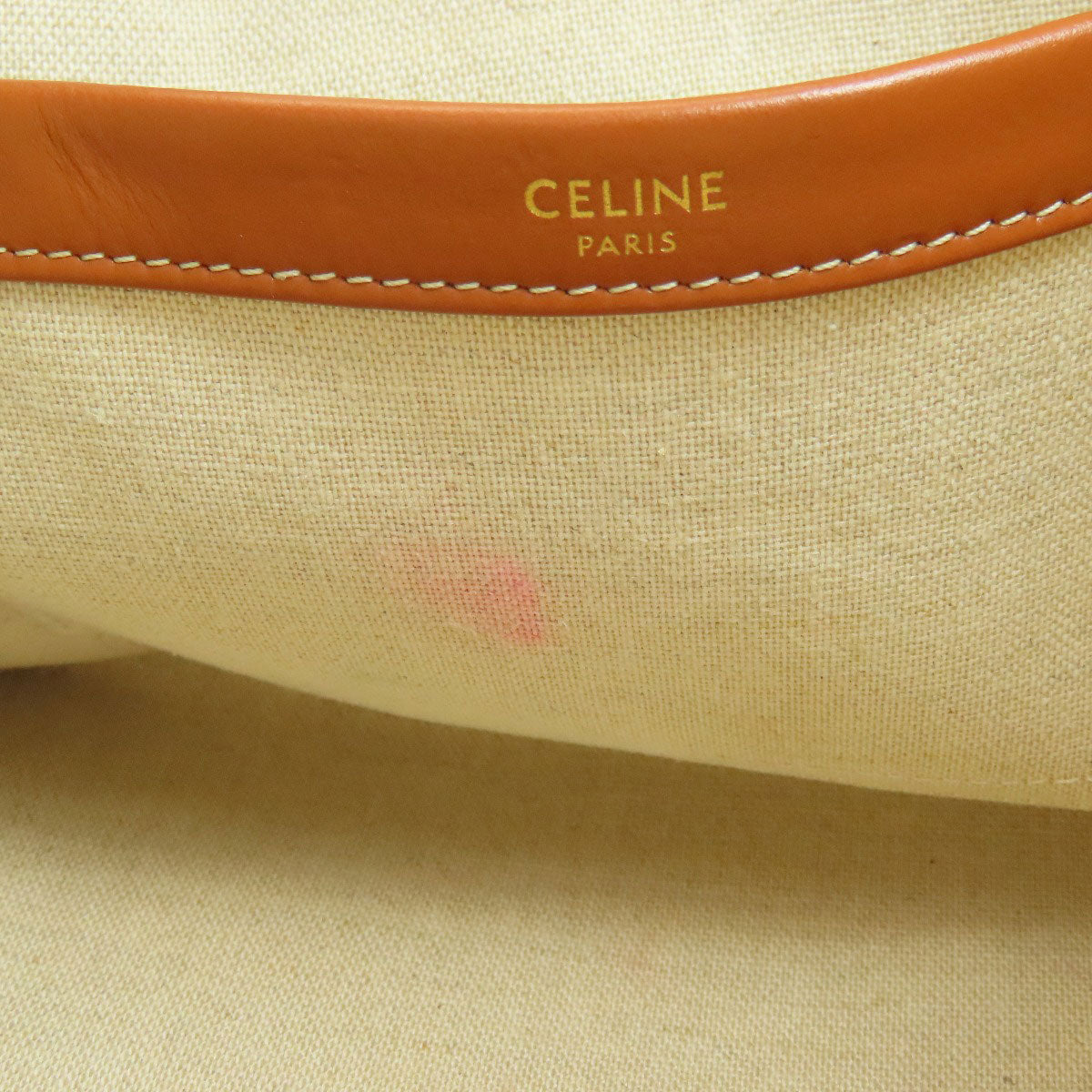 CELINE Small Hippo Thais Triomphe Handbag Canvas Ladies [Used]
