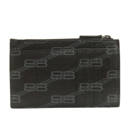 BALENCIAGA 640535 Logo print coin purse PVC Ladies [Used]