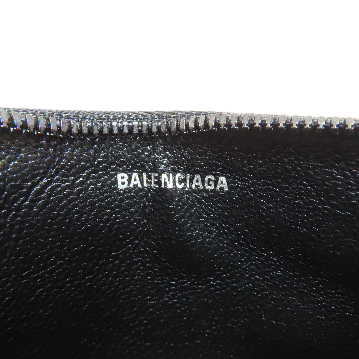 BALENCIAGA 640535 Logo print coin purse PVC Ladies [Used]