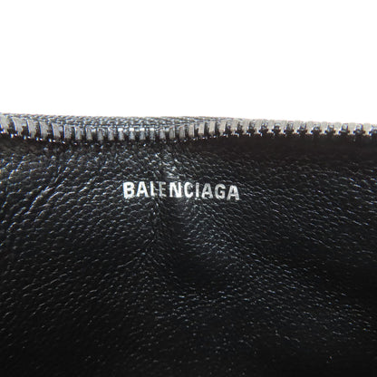 BALENCIAGA 640535 Logo print coin purse PVC Ladies [Used]