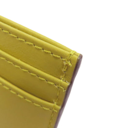 Jimmy Choo JC logo Card Case Leather Ladies [Used]