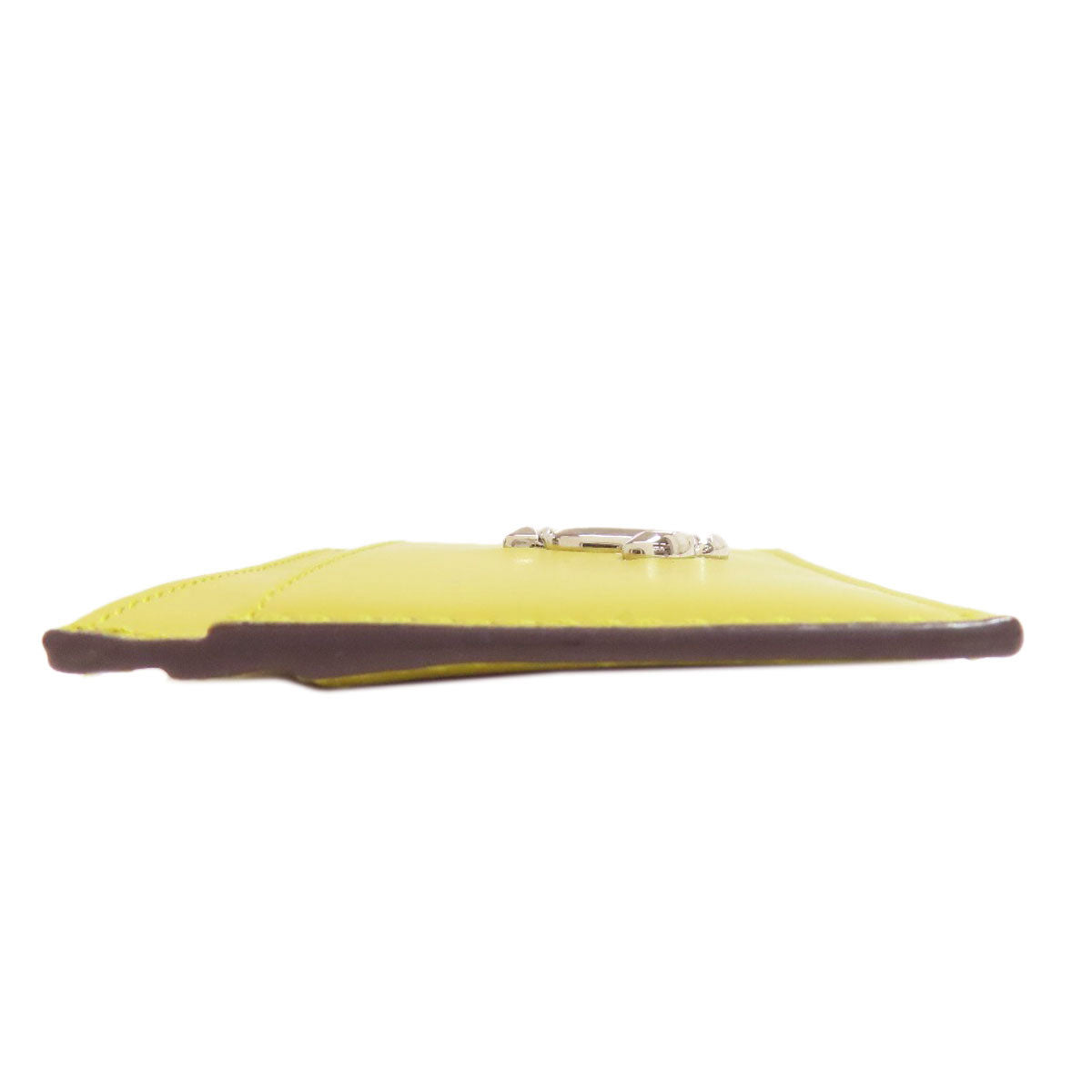 Jimmy Choo JC logo Card Case Leather Ladies [Used]