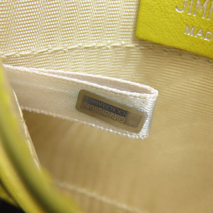 Jimmy Choo JC logo Card Case Leather Ladies [Used]