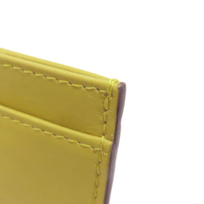 Jimmy Choo JC logo Card Case Leather Ladies [Used]