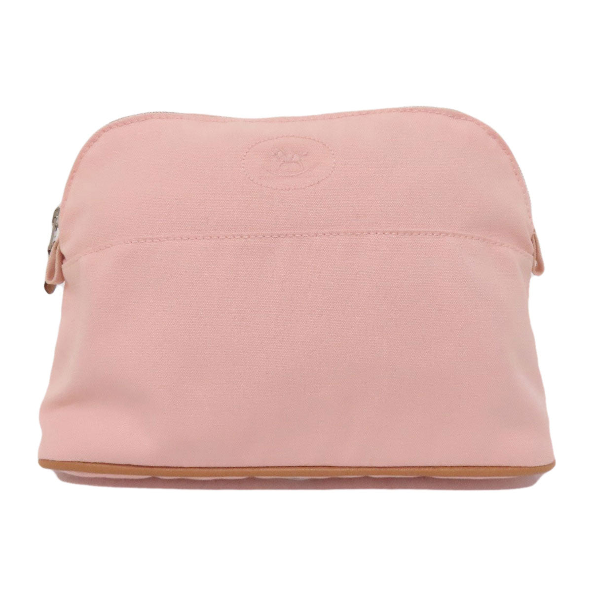 HERMES Bolide Pouch SilverHardware Cosmetics Pouch Canvas Ladies [Used]