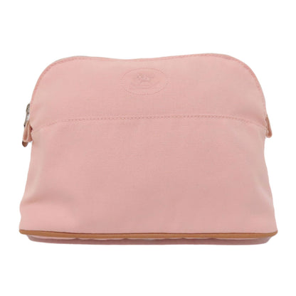 HERMES Bolide Pouch SilverHardware Cosmetics Pouch Canvas Ladies [Used]