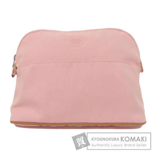 HERMES Bolide Pouch SilverHardware Cosmetics Pouch Canvas Ladies [Used]