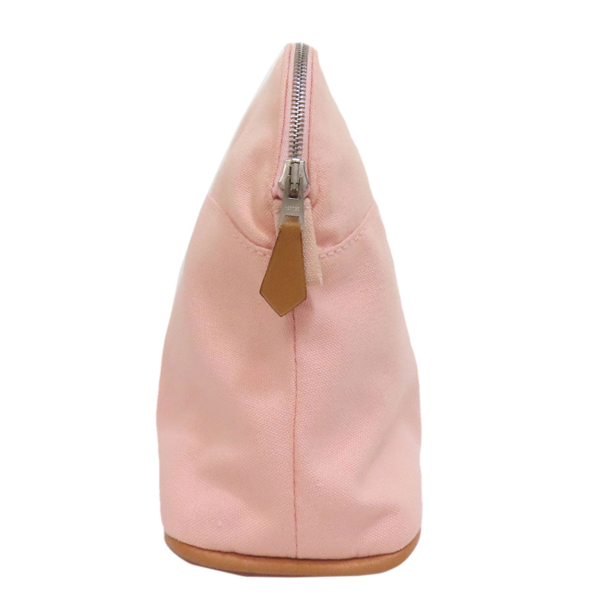 HERMES Bolide Pouch SilverHardware Cosmetics Pouch Canvas Ladies [Used]