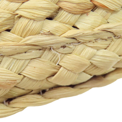 COACH CJ633 logo Handbag Raffia LeatherLadies [Used]